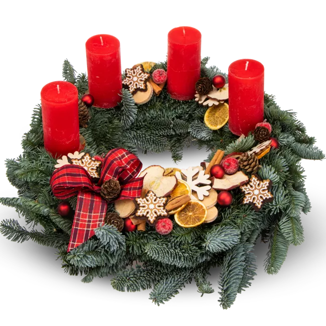 DIY advent wreath kit for home crafting